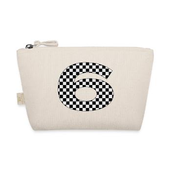 Checkerboard Pattern 6 - Organic Pouch - nature - Front