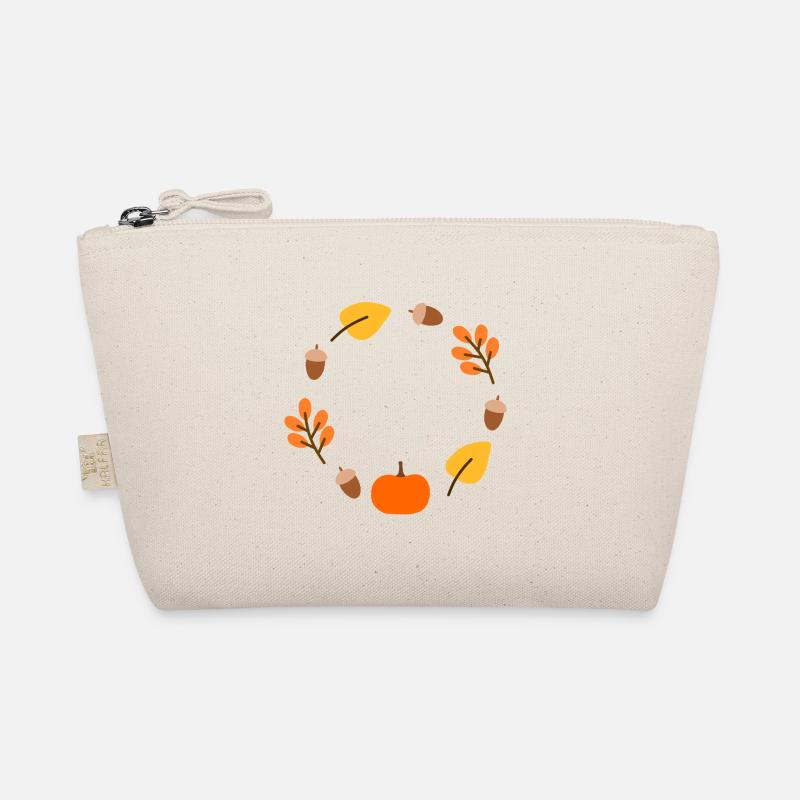 Conception de cercle de forêt d’automne Trousse biologique