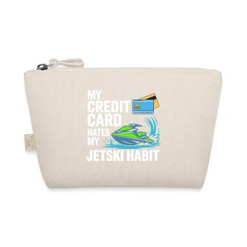 Drôle d'habitude de carte de crédit Jetski - Trousse biologique - nature - Devant