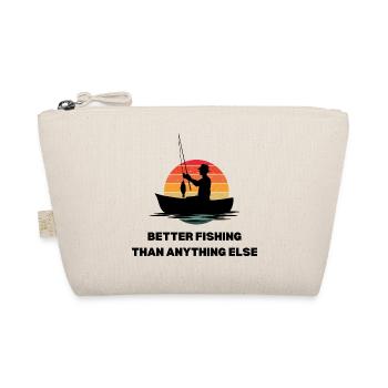 Better fishing than anything else Design Angler - Bio-Täschchen - Natur - Vorne