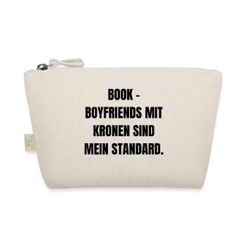 Bookboyfriends mit Kronen sind mein Standard. - Bio-Täschchen - Natur - Vorne