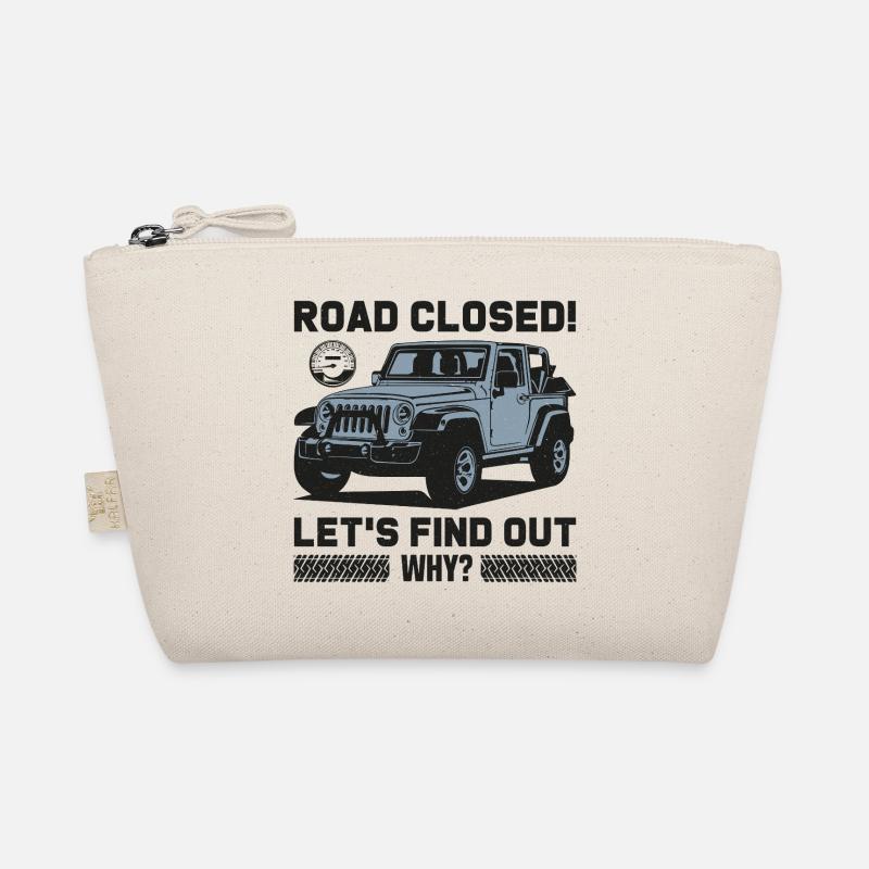 Closed Road Jeep Design Organic Pouch