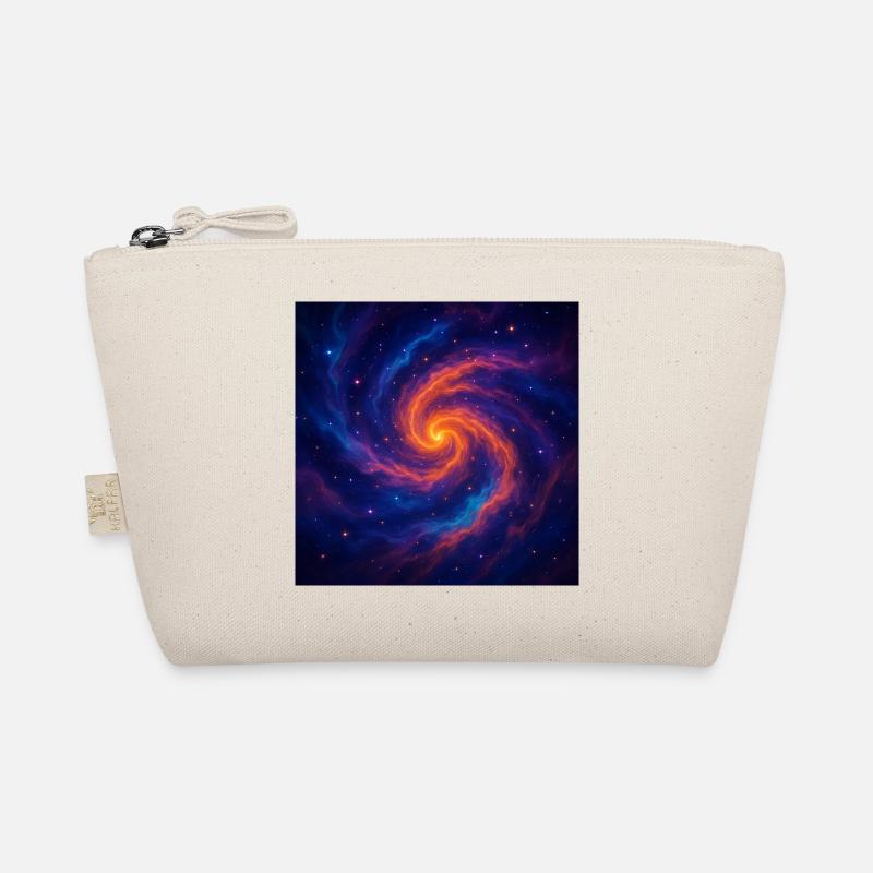 Galactic vortex in space Organic Pouch