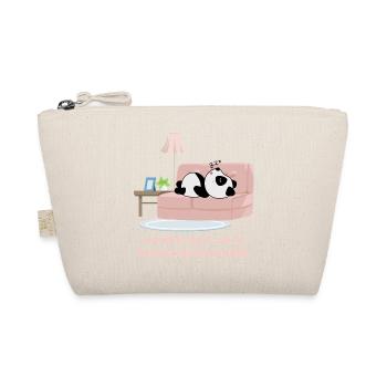 I'm Not Lazy Design for those who like to sleep - Organic Pouch - nature - Front