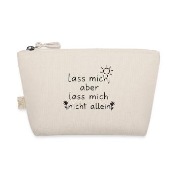 Leave me, but don't leave me aloneFlowersSun - Organic Pouch - nature - Front
