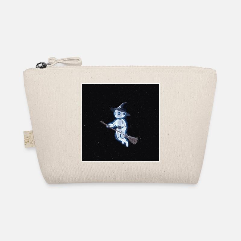 Robot witch in space Organic Pouch