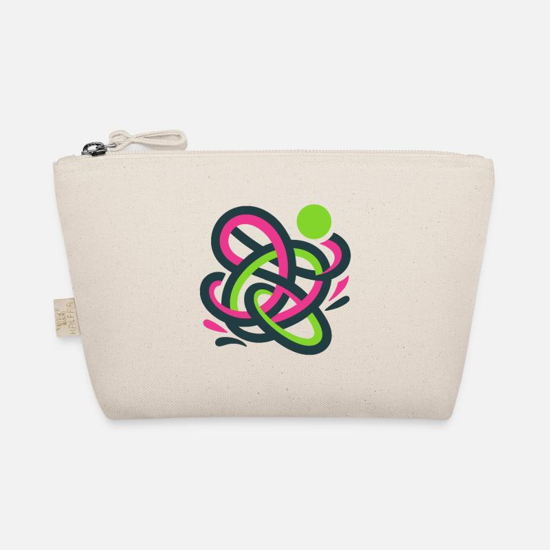 Abstrakter bunter Knäuel Bio-Täschchen