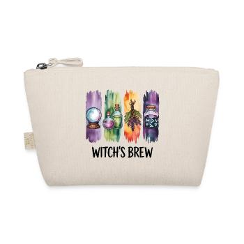 Halloween Mystical Witches Brew Potion Design - Organic Pouch - nature - Front