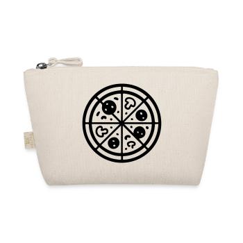 Pizza Logo - Bio-Täschchen - Natur - Vorne