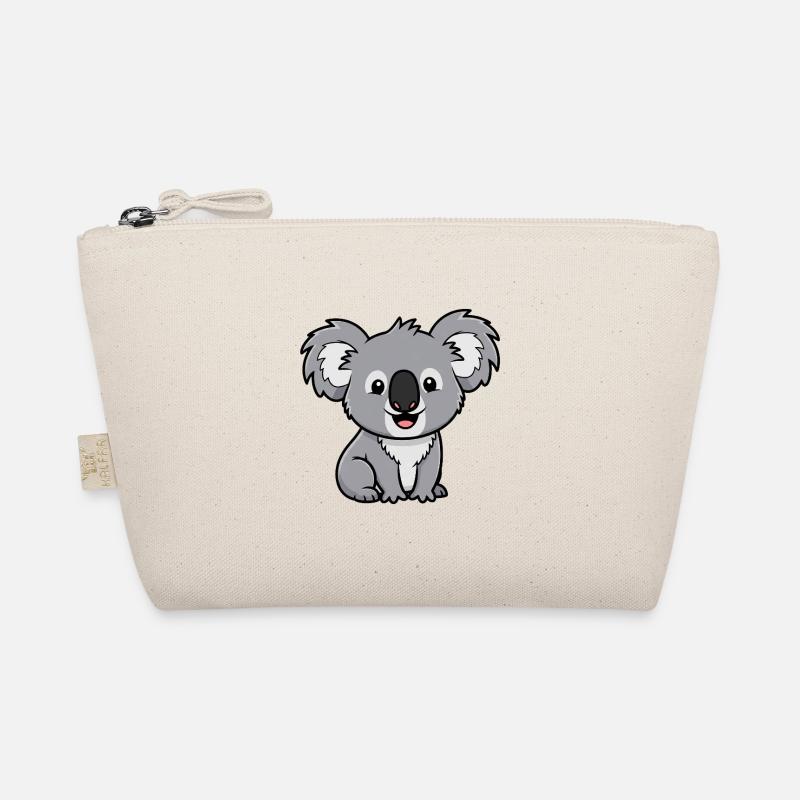Niedlicher Koala Cartoon Motiv - Bio-Täschchen - Natur