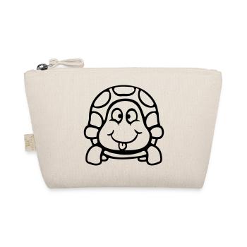 tortue langue sortant coquine drôle cool - Trousse biologique - nature - Devant