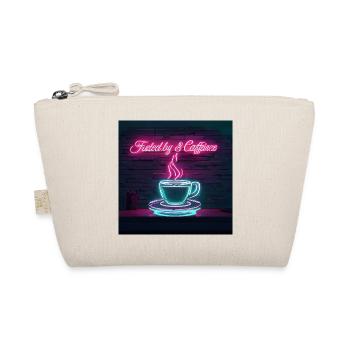 Neon Coffee Treat Quotes Design - Organic Pouch - nature - Front
