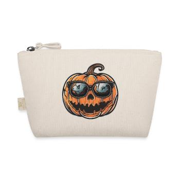 Cool Halloween pumpkin - Organic Pouch - nature - Front