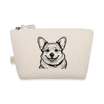 Illustration de chien corgi - Trousse biologique - nature - Devant