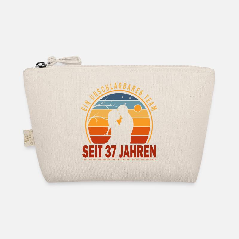 37 Jahre Beziehung Geschenk Ehemann Ehefrau Bio-Täschchen