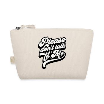 Expressive message in modern style - Organic Pouch - nature - Front