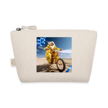 Aventure vibrante sur la plage des personnes âgées dans un style rétro - Trousse biologique - nature - Devant