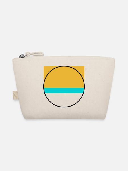 Minimalist Sunset Over Ocean - Organic Pouch - nature