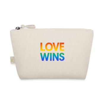 Pride Rainbow Love Equality Diversity Queer - Organic Pouch - nature - Front