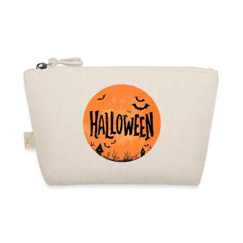 Halloween – Full Moon & Bats. - Organic Pouch - nature - Front
