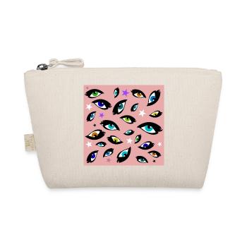 colorful eyes - Organic Pouch - nature - Front