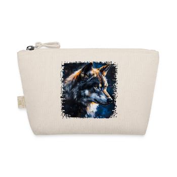 Lupus Portrait in Impressionist Style - Organic Pouch - nature - Front