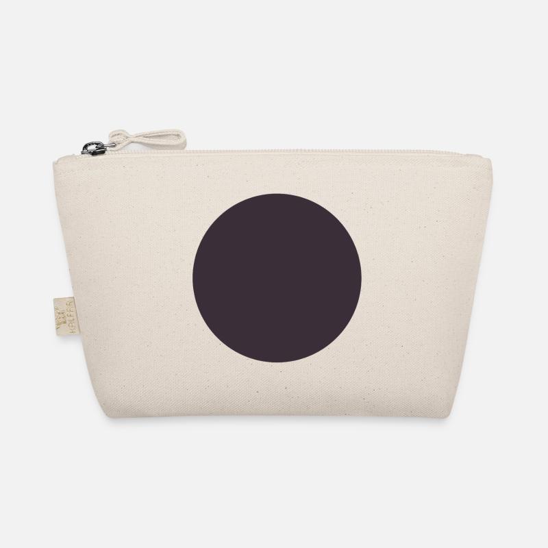 Abstract color explosion on canvas Dark Magenta Organic Pouch