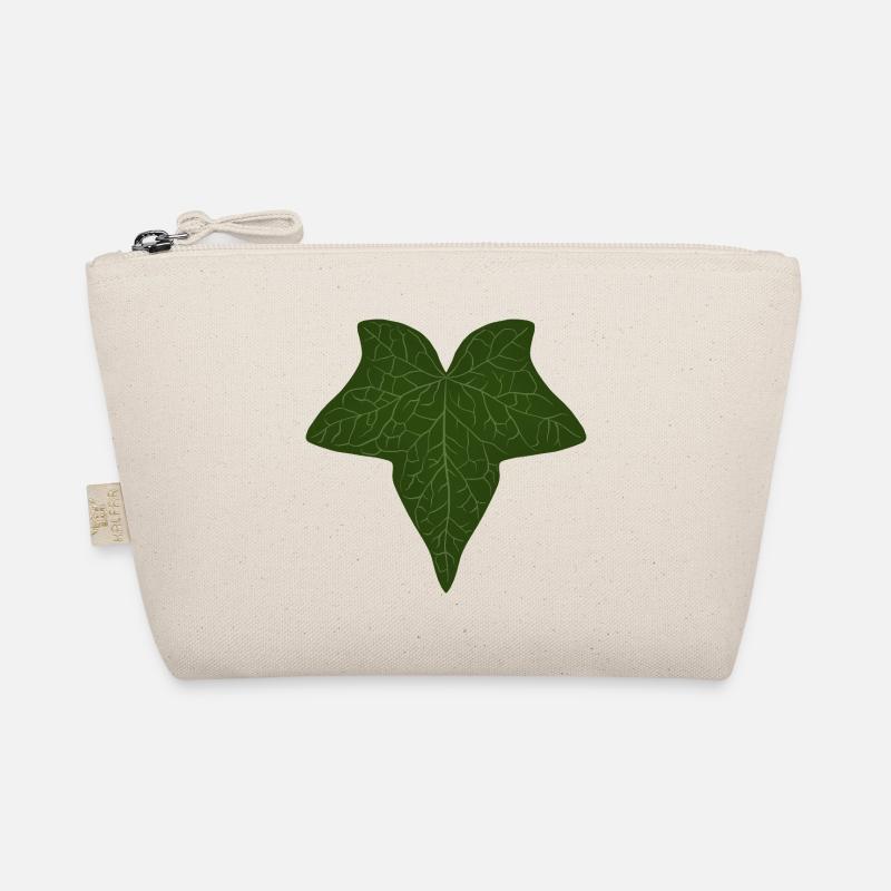 Élégant motif de feuille de lierre vert Trousse biologique