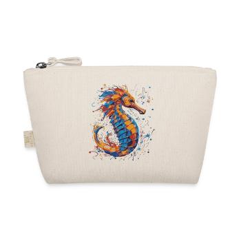 Colorful seahorse - Organic Pouch - nature - Front