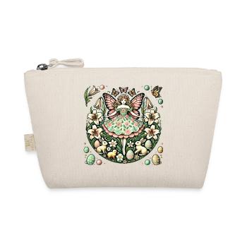 Whimsical Fairy Blossom Illustration - Organic Pouch - nature - Front