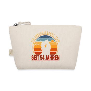 54 Years Relationship Anniversary Wedding Anniversary - Organic Pouch - nature - Front