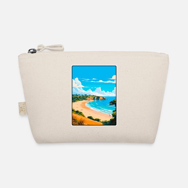 St Brelade Jersey Vintage-Reiseplakat Stadtbild Bio-Täschchen