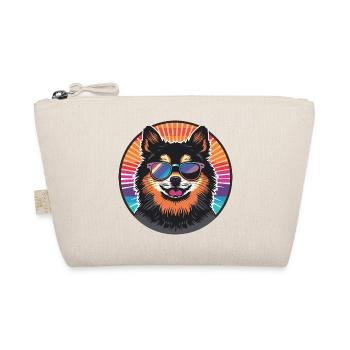 Chien décontracté avec des lunettes de soleil au design rétro - Trousse biologique - nature - Devant