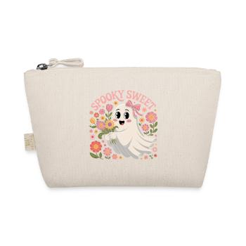 Motifs de fantômes mignons avec couronne de fleurs - Trousse biologique - nature - Devant