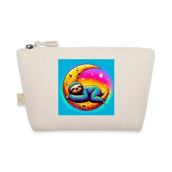 Sloth sleeps on the Moon - Organic Pouch - nature - Front