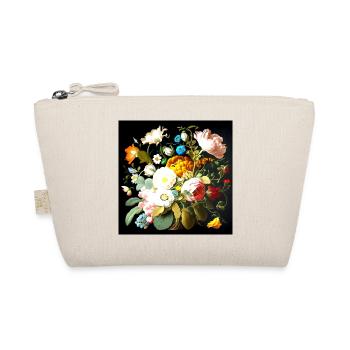 Blumenstrauß in leuchtenden Farben flämischer Stil - Bio-Täschchen - Natur - Vorne