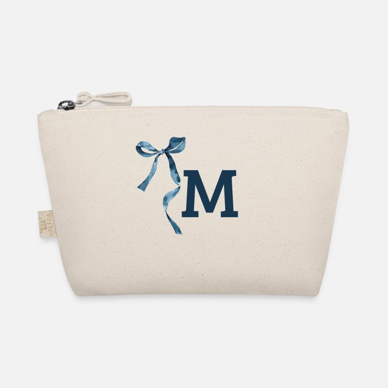 Monogramm m Geschenkidee Bio-Täschchen