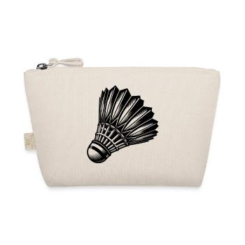 Badminton Federball Tattoo Sport Style - Organic Pouch - nature - Front