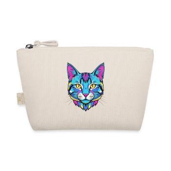 Portrait de chat néon - Trousse biologique - nature - Devant