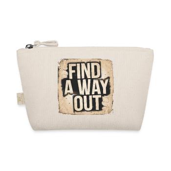 Urban Graffiti Find a Way Out Motivational Design - Organic Pouch - nature - Front