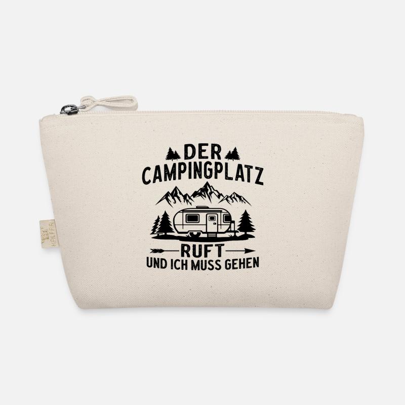 der Campingplatz ruft muss ich gehen Camping Bio-Täschchen
