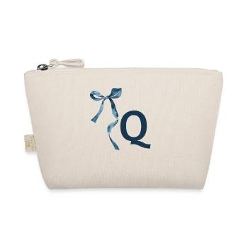 Monogramme q idée cadeau  - Trousse biologique - nature - Devant