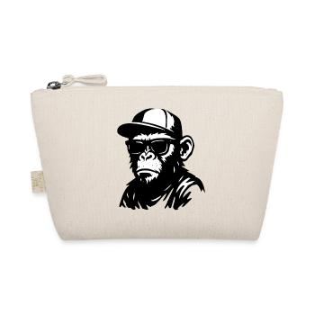 Urban Monkey Graffiti Design - Organic Pouch - nature - Front