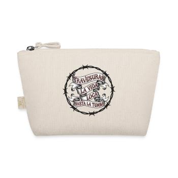 Inspirational saying in vintage tattoo style - Organic Pouch - nature - Front
