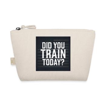 Inspirational Fitness Motivational Quote  - Organic Pouch - nature - Front