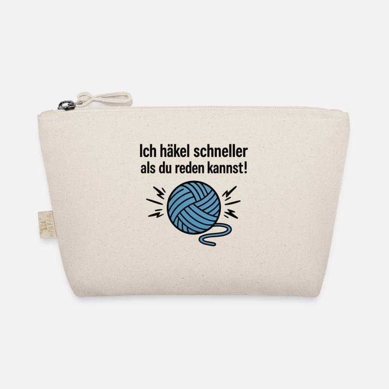 Die Strick-Turbine - Bio-Täschchen - Natur