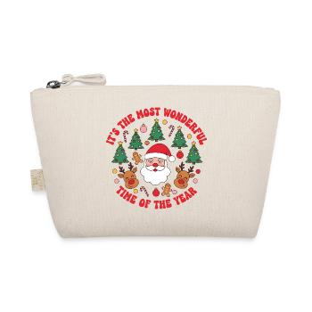 X-mas - It's the most wonderful time of the year - Organic Pouch - nature - Front