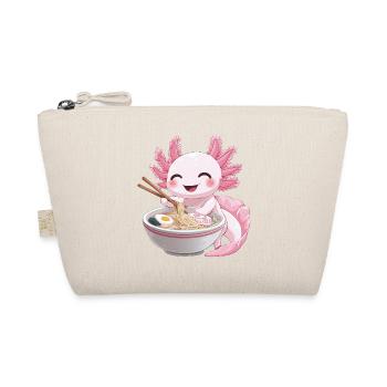Kawaii Anime Axolotl Ramen Noodles - Organic Pouch - nature - Front