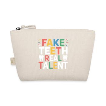 Dental Bridge Technician Art  - Organic Pouch - nature - Front