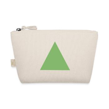 Design abstrait en triangle aux couleurs pastel - Trousse biologique - nature - Devant